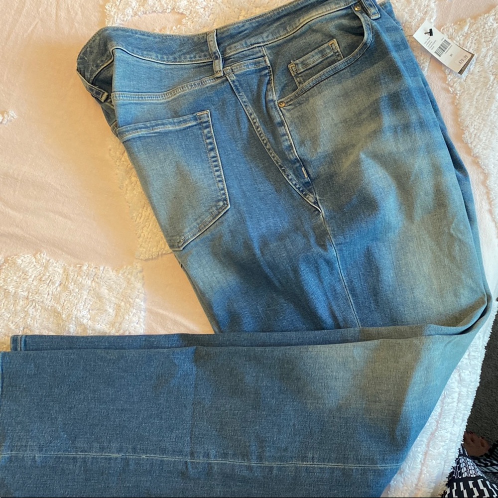 Lane Bryant Blue Flare Denim Jeans
